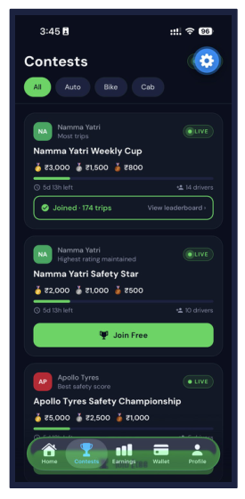 Drova driver app